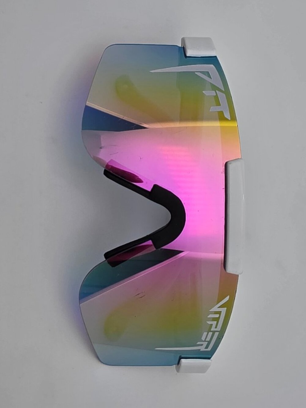 *SOLD* Pit Viper Miami Nights 2000 White Frame Rainbow Photochromatic Sunglasses - Picture 13 of 15